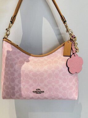 COACH Laurel31 Cherry Blossom Powder Stray Bag